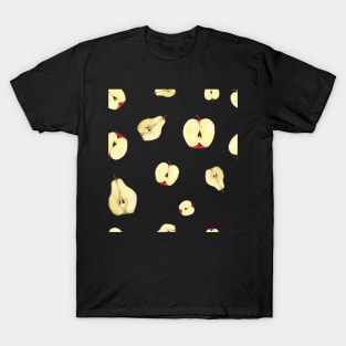 Hand-drawn apple and pear pattern T-Shirt